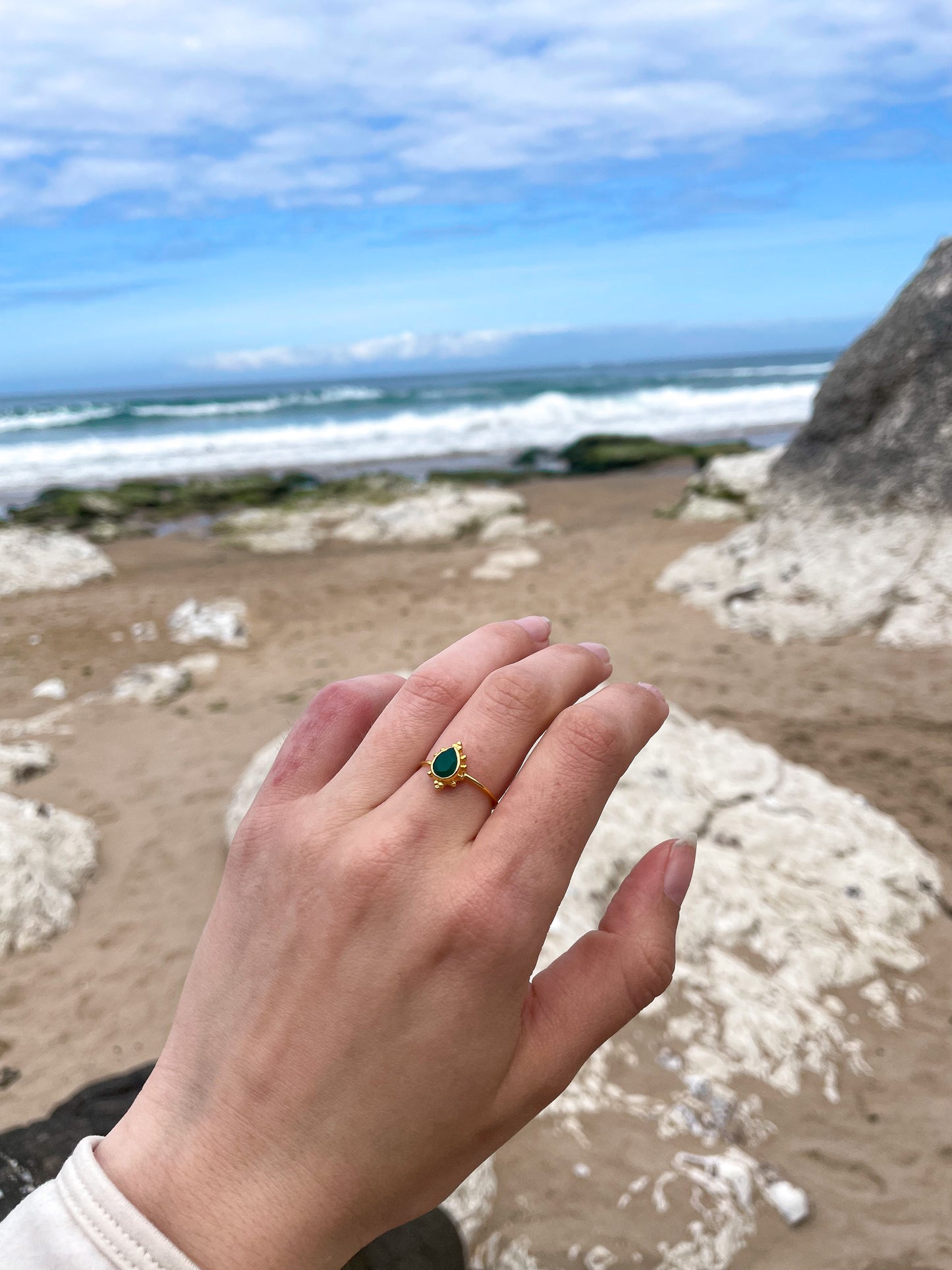 Green Tourmaline Ring