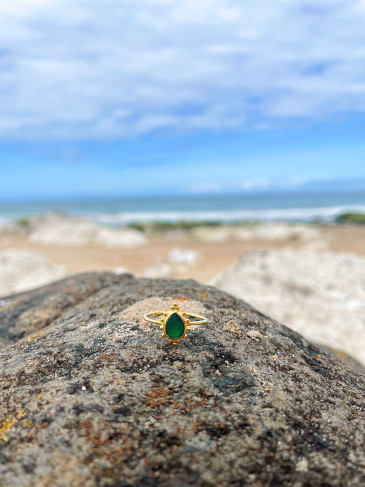 Green Tourmaline Ring